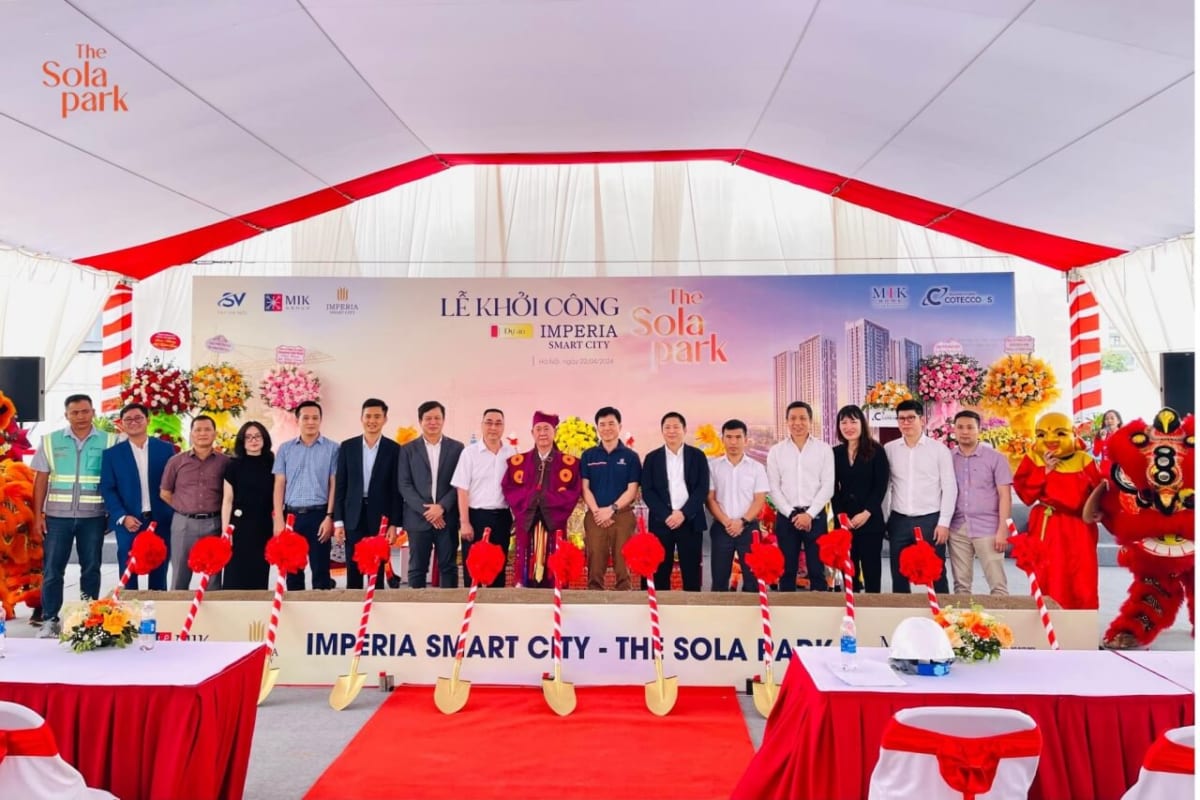 Lễ khởi công Imperia Smart City The Sola Park
