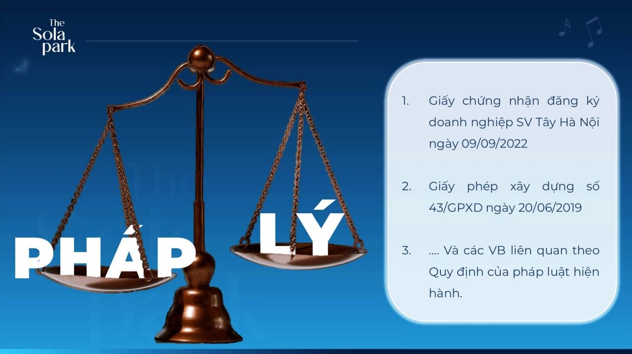 Hồ sơ pháp lý dự án The Sola Park